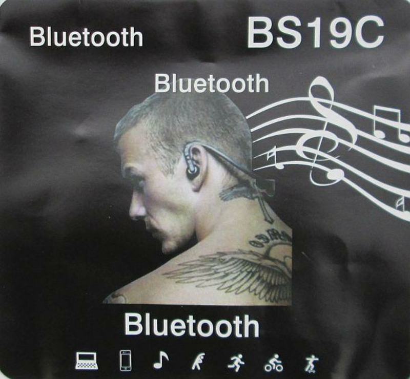 Беспроводные наушники Sport Bs19c с Bluetooth, Fm радио, фото №3