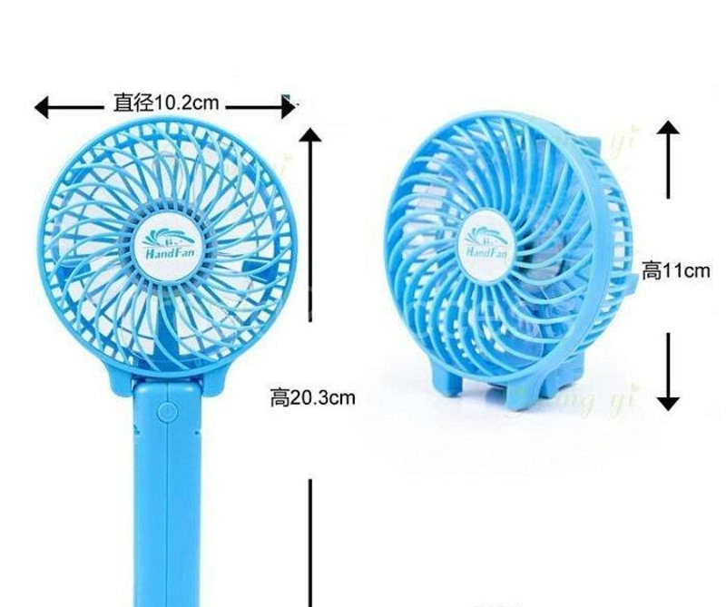Вентилятор аккумуляторный ручной Handy Mini Fan, фото №3