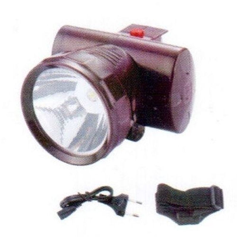 Налобный аккумуляторный фонарик на 1 светодиод, YJ-1858a, фото №2
