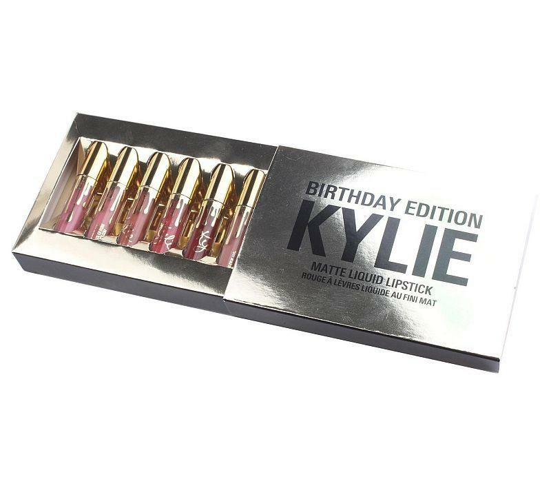 Набор матовых помад Kylie Birthday Edition silver, numer zdjęcia 3