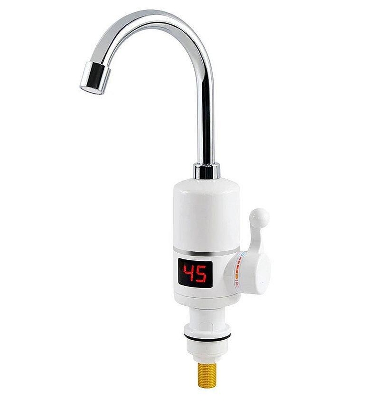 Проточный мгновенный водонагреватель с цифровым дисплеем Rx-005, 3000 Вт