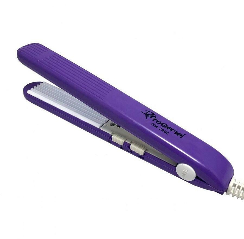Утюжок гофре для волос ProGemei Gm-2986, purple