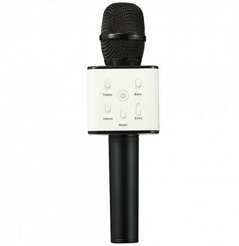 Беспроводной микрофон караоке q7, black, photo number 2
