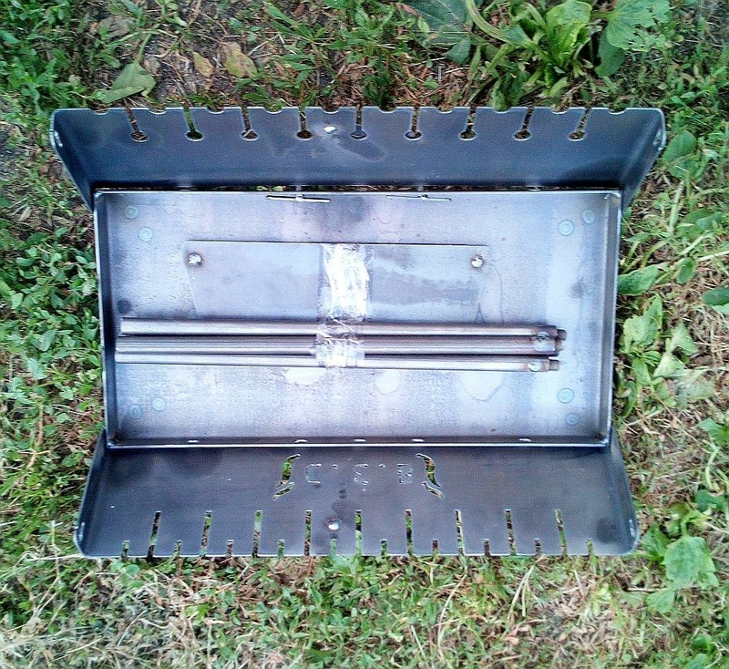 Раскладной мангал чемодан на 10 шампуров 2мм, Сев, numer zdjęcia 3