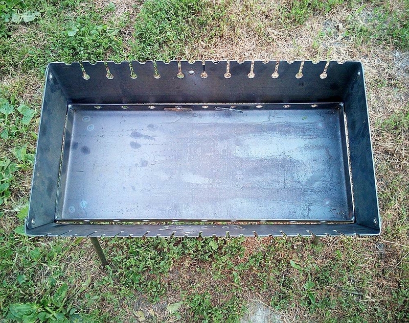 Раскладной мангал чемодан на 12 шампуров 2 мм, Сев, photo number 3