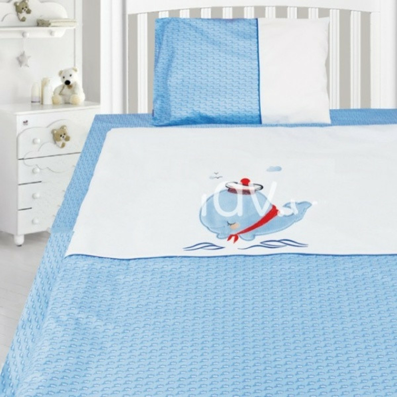 Комплект детского постельного белья Бязь с вышивкой ТМ «Ярослав» DV51