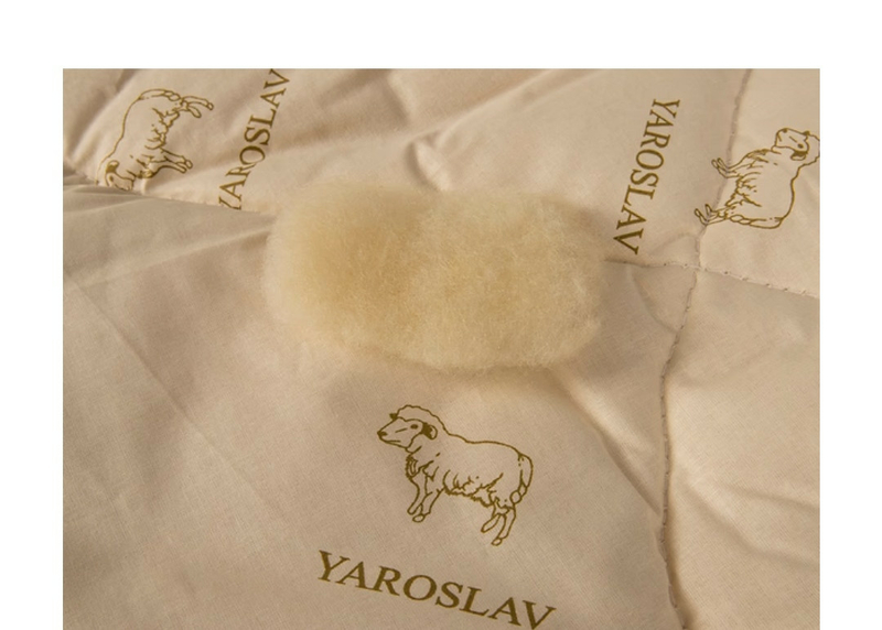 Одеяло стеганое бязь/овечья шерсть 170х205 Ярослав, фото №6