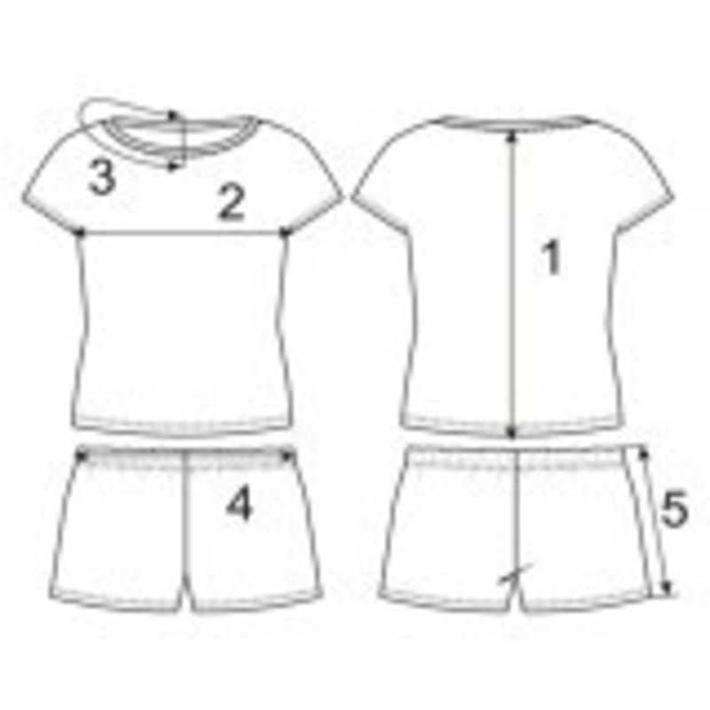 Пижама хлопковая, комплект для сна шорты и футболка Ярослав, фото №4