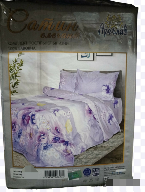 Комплект постельного белья сатин элегант SE240 Ярослав евро 200х215, фото №3