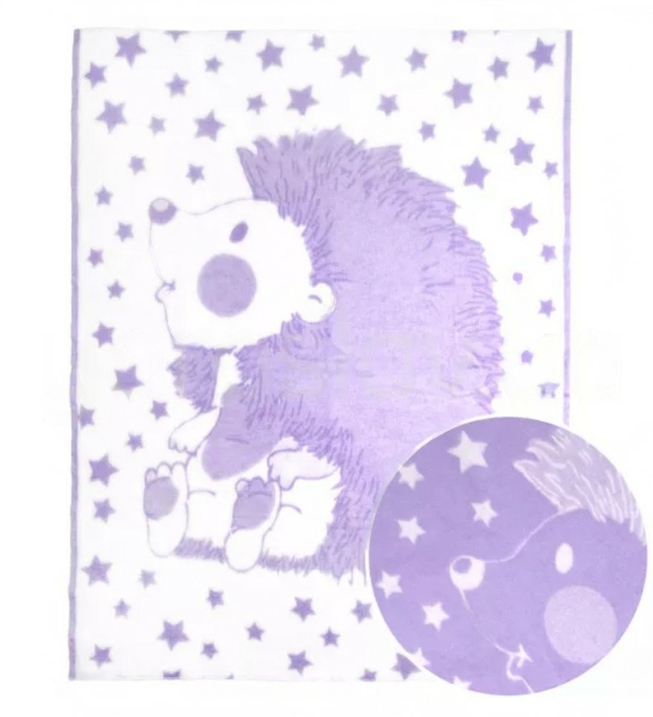 Детское одеяло хлопок звёзды 100х140 см Ярослав, одеяло байковое, фото №2
