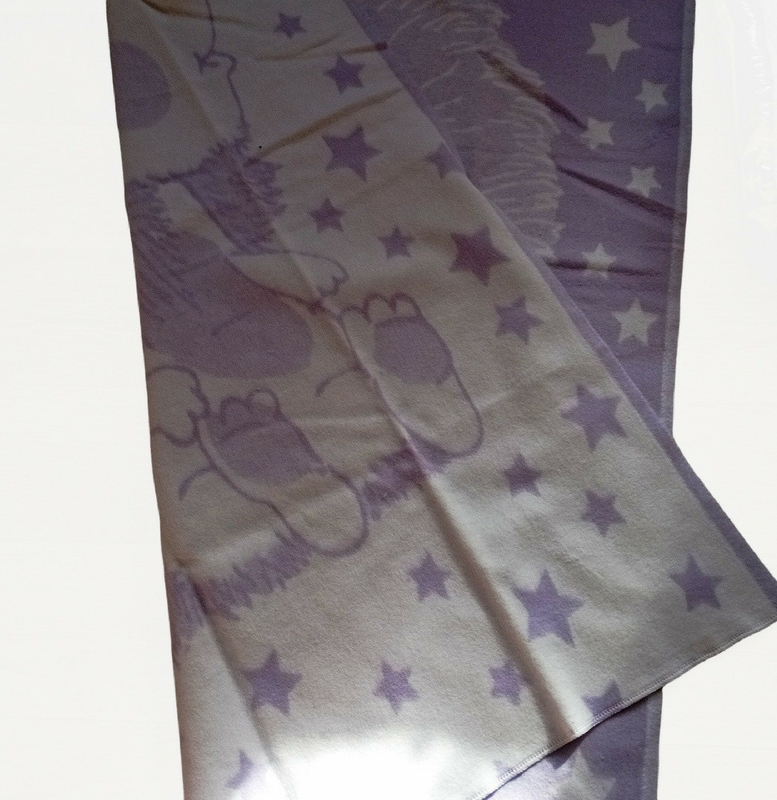 Детское одеяло хлопок звёзды 100х140 см Ярослав, одеяло байковое, фото №4