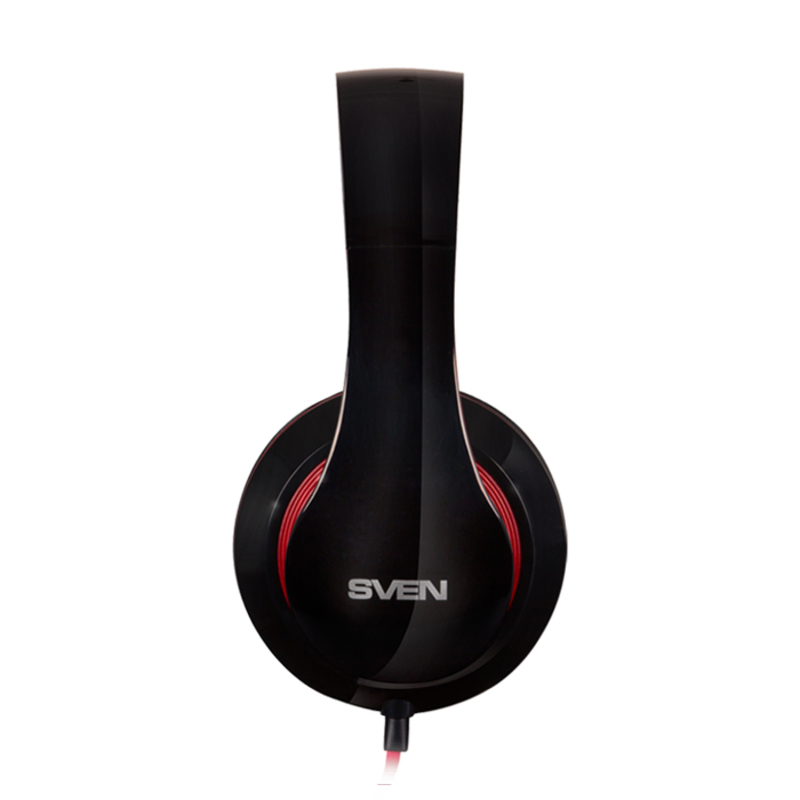 Słuchawki SVEN AP-940MV z mikrofonem, czarno-czerwone 4pin, numer zdjęcia 4