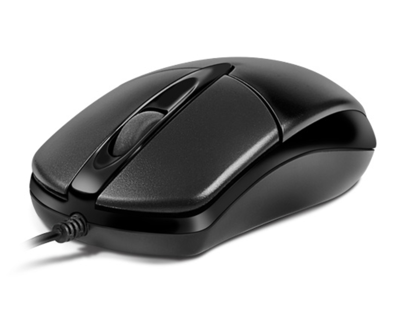 Мышка REAL-EL RM-211 USB черная, фото №2