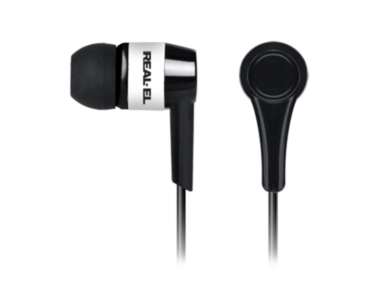 Навушники REAL-EL Z-1005 чорно-білі, фото №2