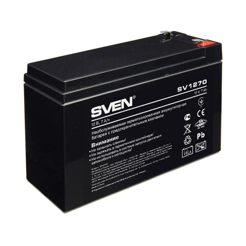 Аккумуляторная батарея SVEN SV1270 (12V 7Ah), фото №2