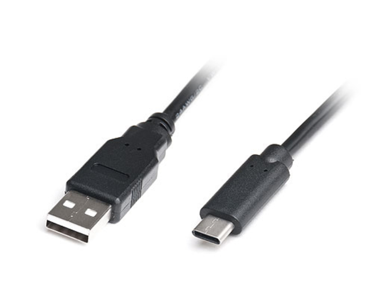 Кабель REAL-EL USB2.0 AM-Type C 1m чорний, фото №4