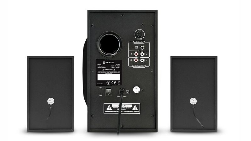Колонки 2.1 REAL-EL M-370 Bluetooth (44Вт) black, фото №8