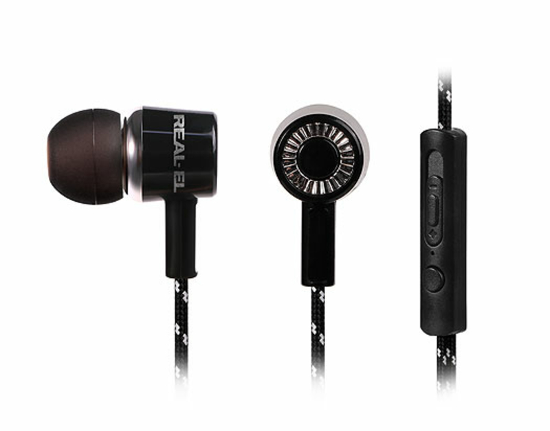 Навушники REAL-EL Z-1755 Mobile з мікрофоном чорні 4pin, фото №2