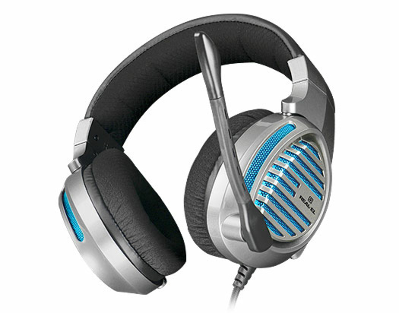 Навушники REAL-EL GDX-7670 ігрові з мікрофоном з підсвічуванням 4pin + PC, numer zdjęcia 5