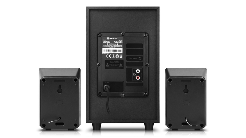 Колонки 2.1 REAL-EL M-390 black (32Вт, Bluetooth, USB, FM, ДУ), numer zdjęcia 7