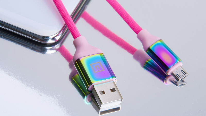Кабель REAL-EL Premium USB A - Micro USB Rainbow 1m, numer zdjęcia 9