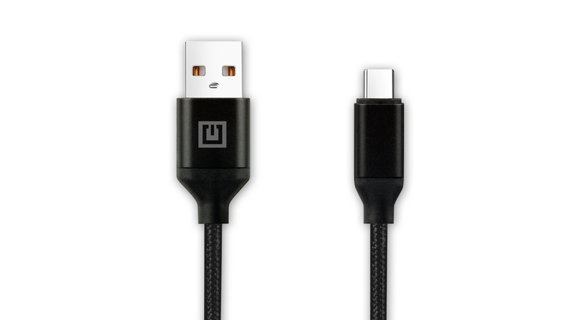 Кабель REAL-EL Premium USB A - Type C Fabric 2m чорний, фото №5