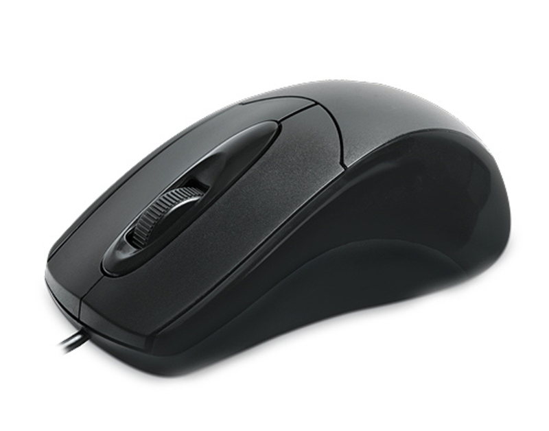 Мишка REAL-EL RM-207 USB чорна УЦІНКА, numer zdjęcia 2