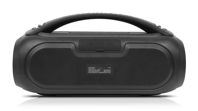 Колонка REAL-EL X-745 Black (40Вт, Bluetooth, USB, AUX, 3000мА*год), фото №6