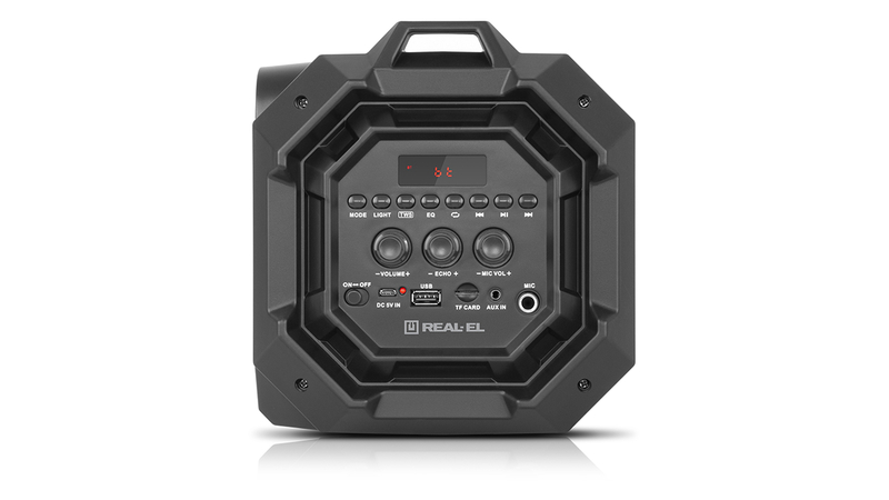 Колонка REAL-EL X-751 Black (36Вт,Bluetooth,USB,microSD,AUX,4000mA*), photo number 10
