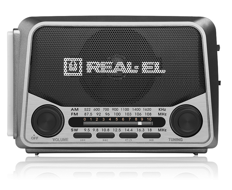 Портативний радіоприймач REAL-EL X-525 grey, фото №3