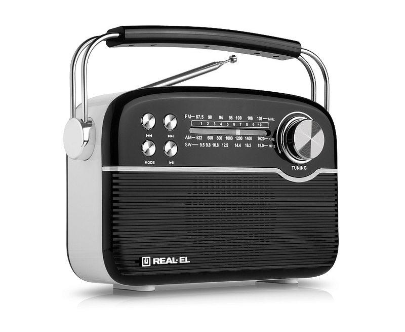 Портативний радіоприймач REAL-EL X-545 black, photo number 2