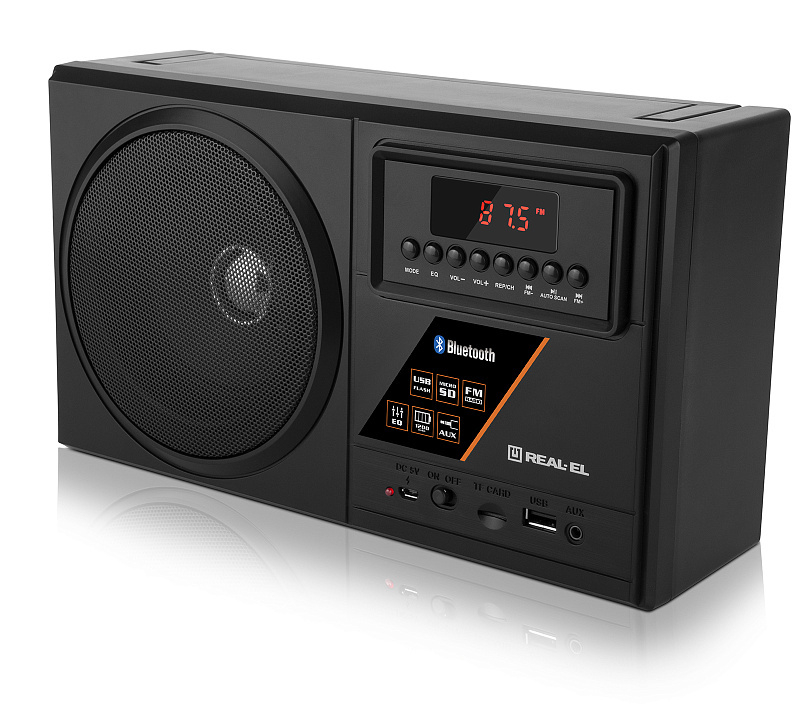Портативний радіоприймач REAL-EL X-700 black, numer zdjęcia 6
