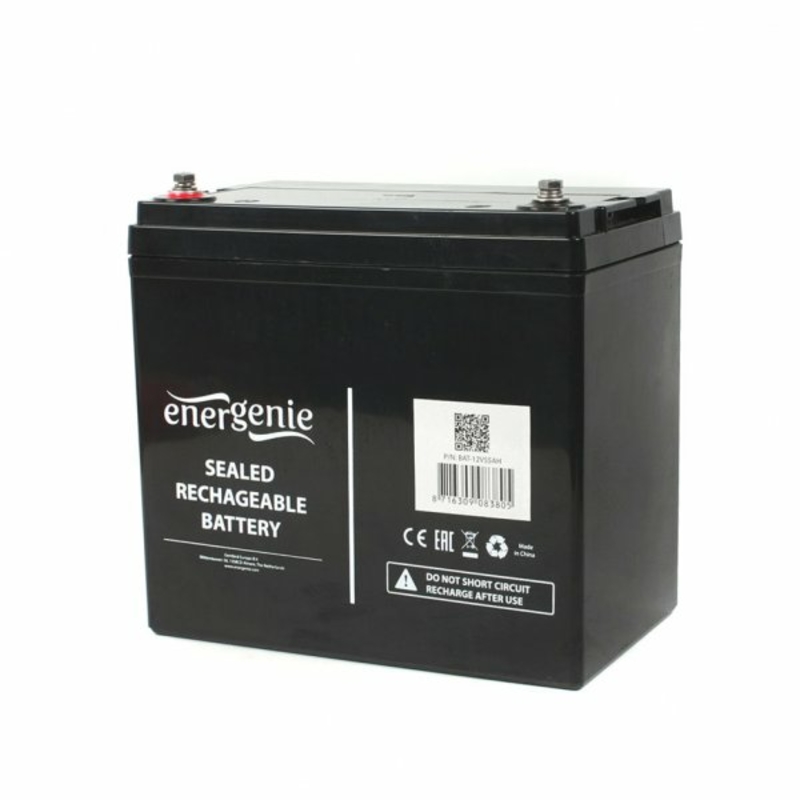 Акумуляторна батарея EnerGenie BAT-12V55AH, 12В 55Aч