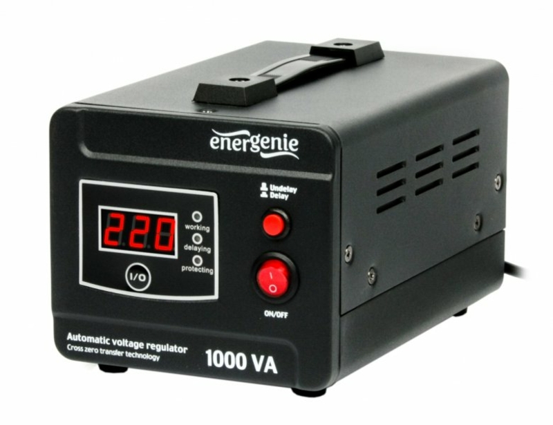 Автоматичний регулятор напруги EnerGenie EG-AVR-D1000-01, numer zdjęcia 2