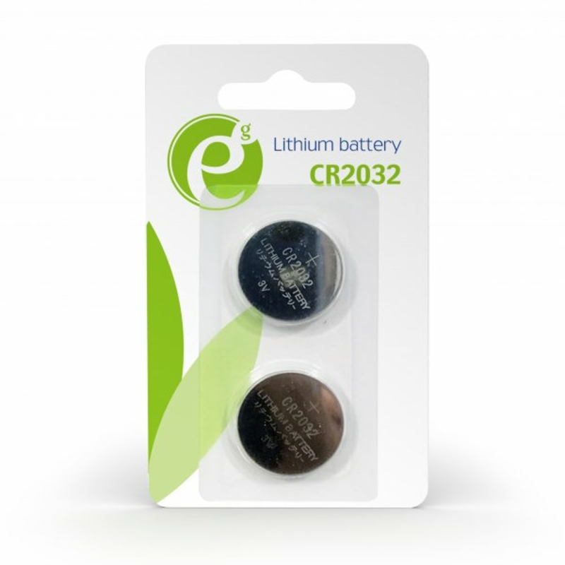 Батарейки літієві Energenie EG-BA-CR2032-01 (2 шт.), блістер, фото №2