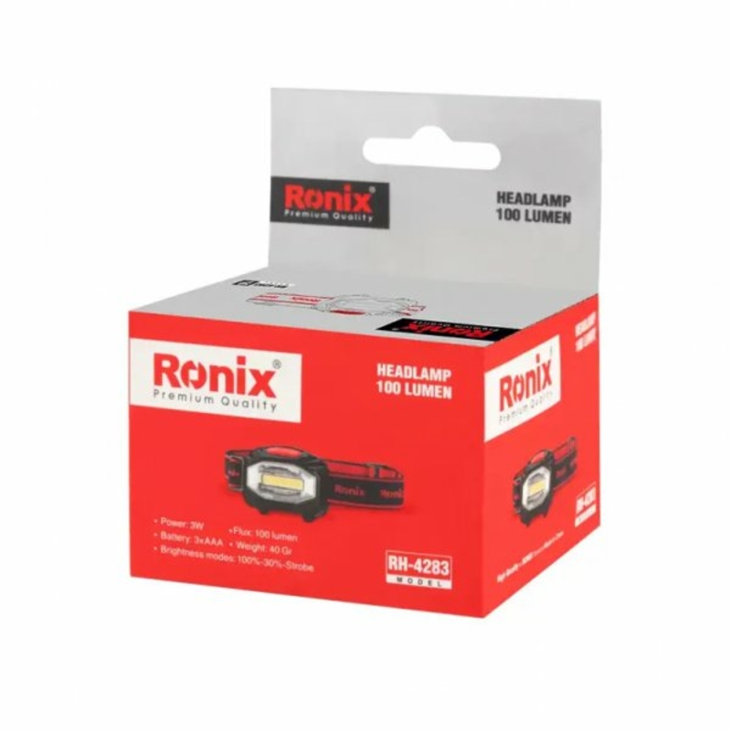 Ліхтар Ronix RH-4283 світлодіодний налобний, photo number 7