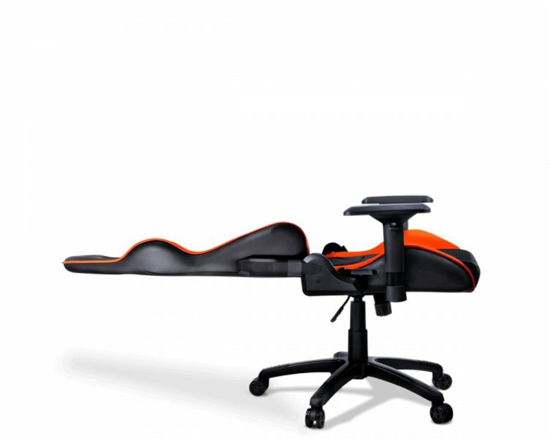 Крісло ігрове ARMOR , чорний- помаранч, photo number 7