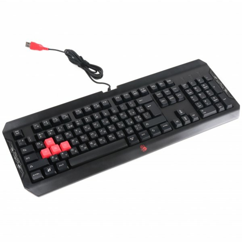 Клавіатура Bloody Q100,чорна, Інноваційна ігрова, photo number 2