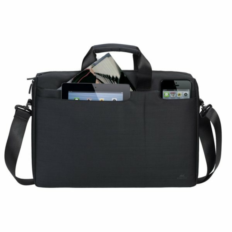 RivaCase 8335 чорна сумка  для ноутбука 15.6 дюймів., фото №8