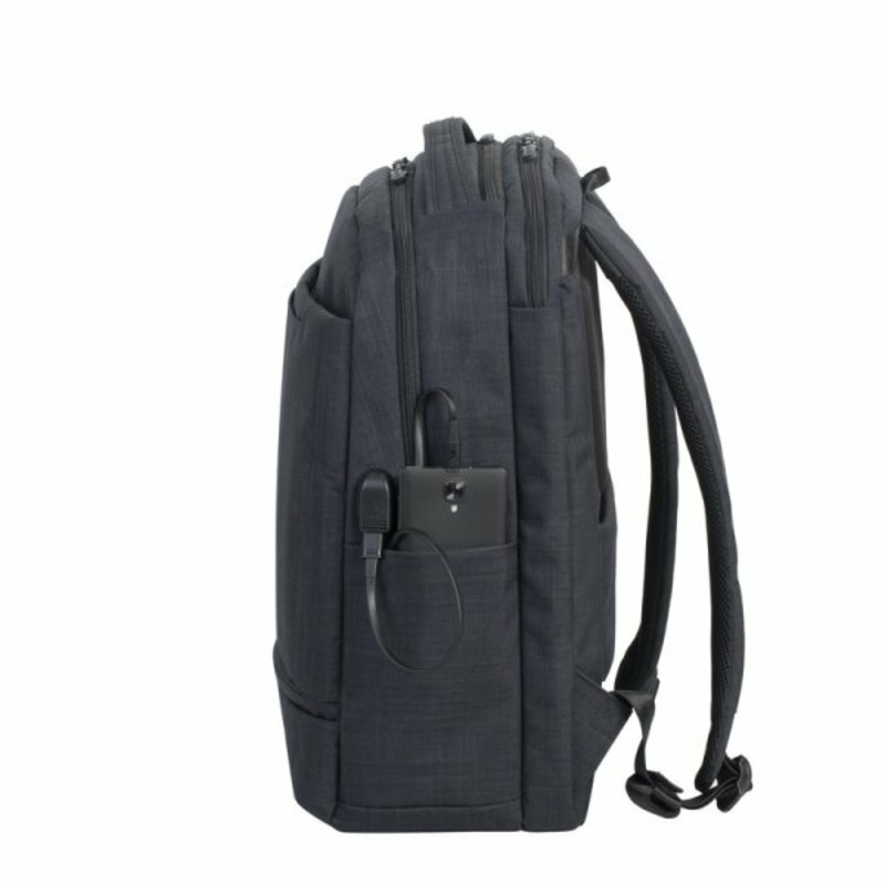 RivaCase 8365 чорний рюкзак для ноутбука 17.3 дюймів, фото №5