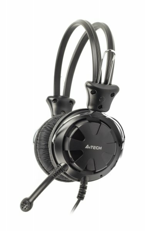 Навушники HS-28-1  з мікрофоном, чорного кольору, фото №2