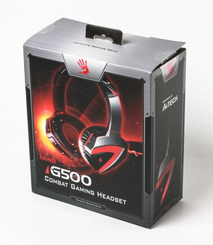Навушники ігрові Bloody G500 з мікрофоном, чорні, фото №8