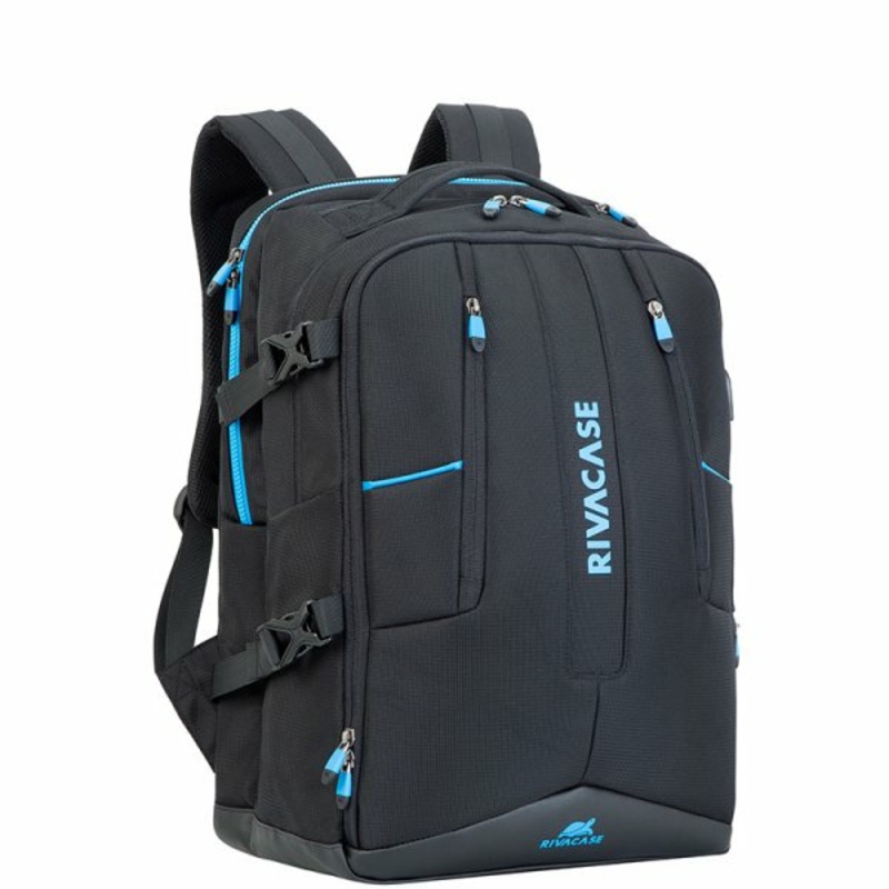 RivaCase 7860 чорний рюкзак для геймерів 17.3 дюймів., numer zdjęcia 2
