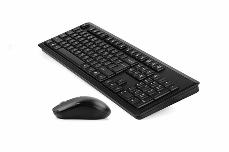 Комплект бездротовий A4 Tech 4200N, V-Track, клавіатура+миша, чорний, фото №5
