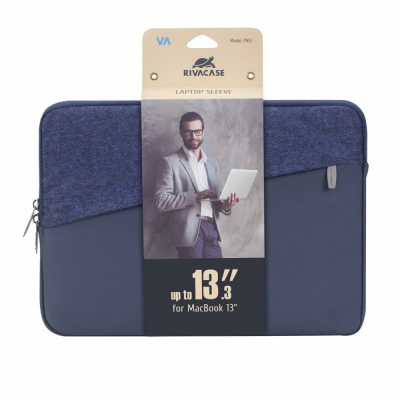Чохол для ноутбука 13.3" Riva Case 7903 синій, фото №10