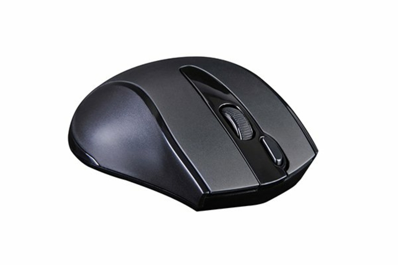 Миша A4Tech G9-500FS (Black), V-Track, бездротова, Silent Clicks (безшумний клік), USB, 1200 dpi, 2x click key, чорна, numer zdjęcia 3
