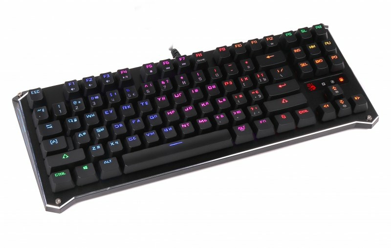 Механічна клавіатура A4Tech Bloody B930,  чорна, RGB підсвічування клавіш,турнірний формат, USB, photo number 3