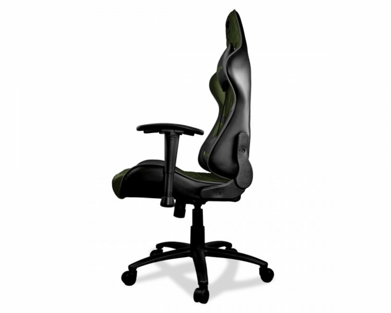 Крісло ігрове ARMOR One X , темно зелений колір, фото №4