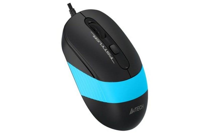 Миша A4Tech Fstyler FM10 (Blue),  USB, колір чорний+блакитний, фото №3