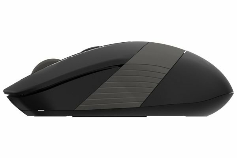 Миша бездротова A4Tech Fstyler FG10 (Grey),  USB, колір чорний+сірий, фото №5